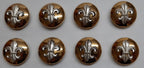 The Duke of Lancaster's Regiment No2 Ring Back Buttons British Army Insignia O/R