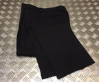Formal Trousers Black Wool Mix Retro Made in the UK - New