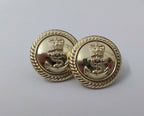 Genuine British Royal Navy RN Officers Mess Dress Buttons 18mm X2 NEW ASBT30