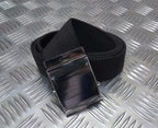 Military Style 2" Canvas Web Roll Buckle Parade Trouser Belt Unisex All Colours
