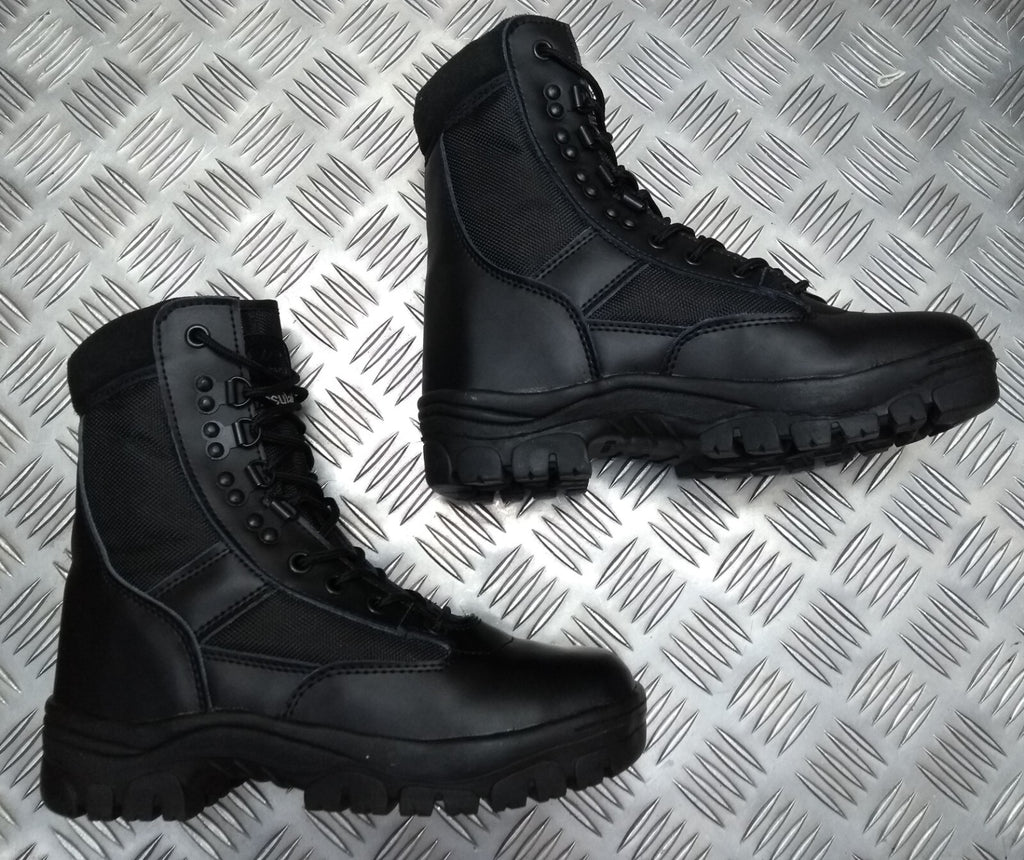 Lightweight Combat Boots With Shock Absorbing Anti Slip Soles Highlander UK4