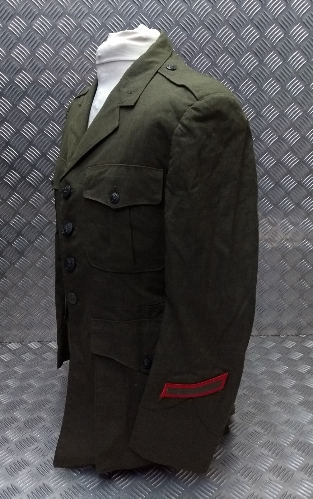 Vintage USMC Jacket Tropical United States Marine Corps Uniform Tunic No Belt