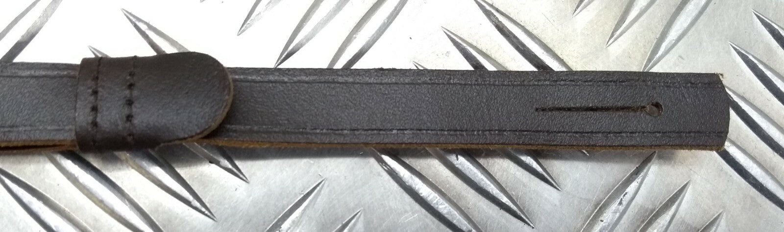 Genuine Issue Dark Brown Leather SD Dress Hat Chin Strap CS17- NEW