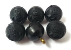 British Army Royal Green Jackets Officer Dress Black Ball Buttons 28L