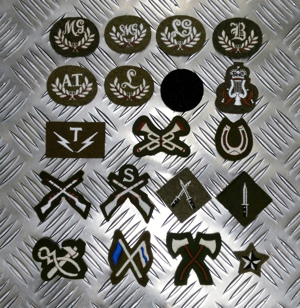 Genuine British Army Trade / Qualification Badges / Patches Assorted Styles
