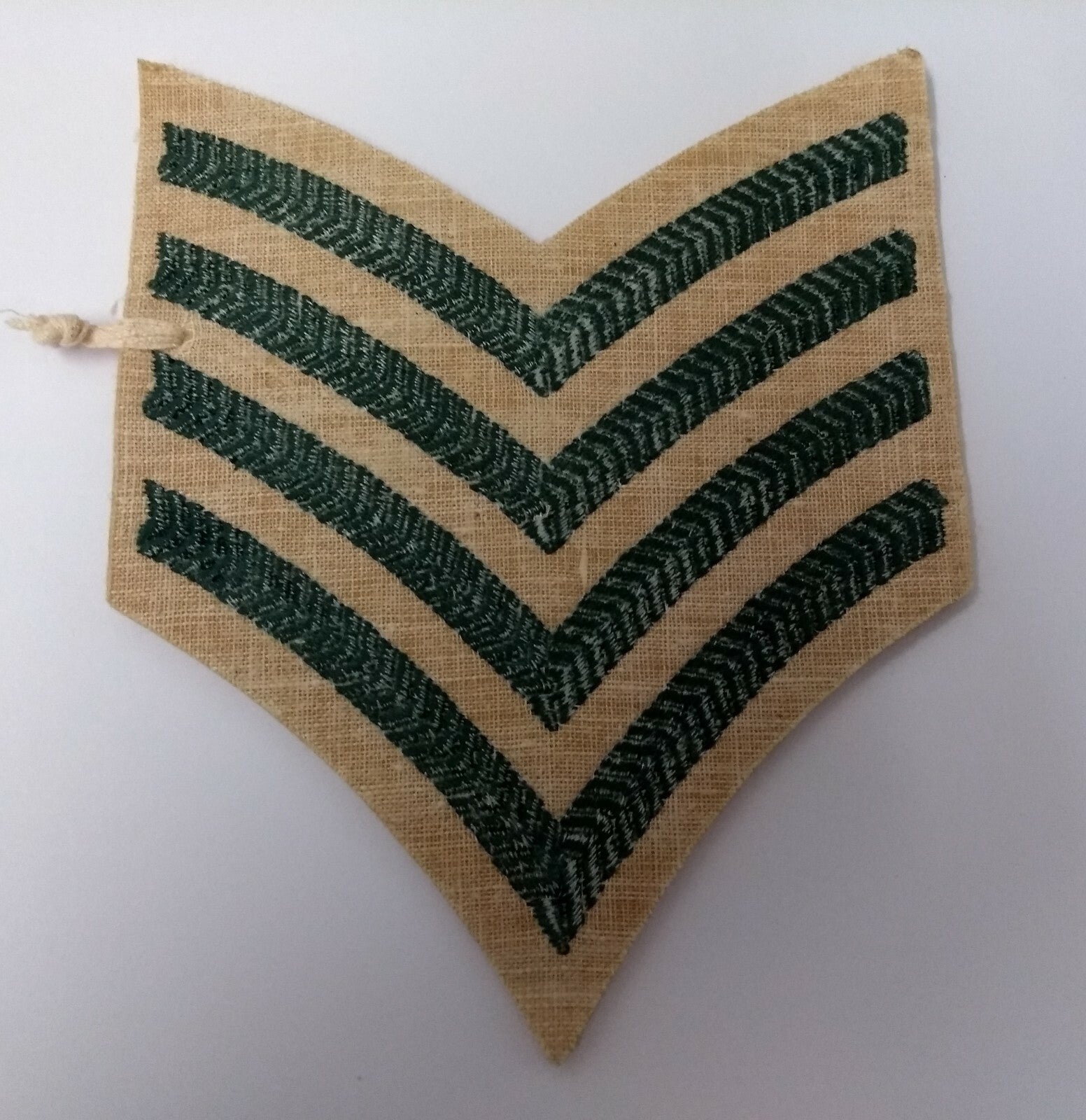 Genuine Vintage British Light Infantry Rank Stripes 4 Chevrons