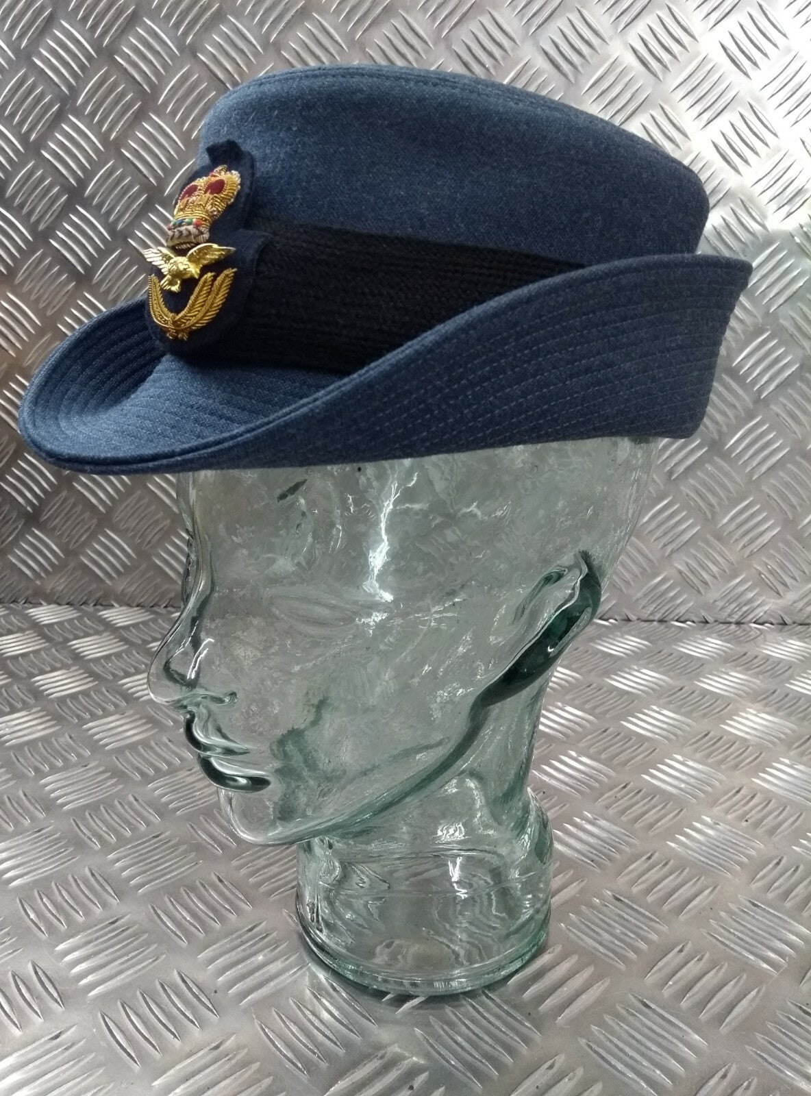 WRAF / RAF Tricorn Hat Airforce Blue Grey Colour Royal Air Force OFCs Womans Headwear Assorted