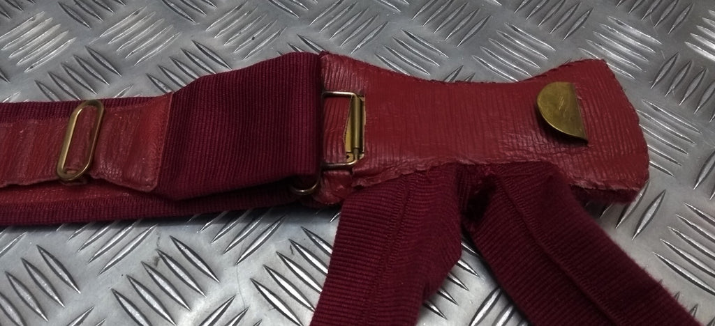 Crimson Waist Sash British Foot Issue For Ceremonies & Parade