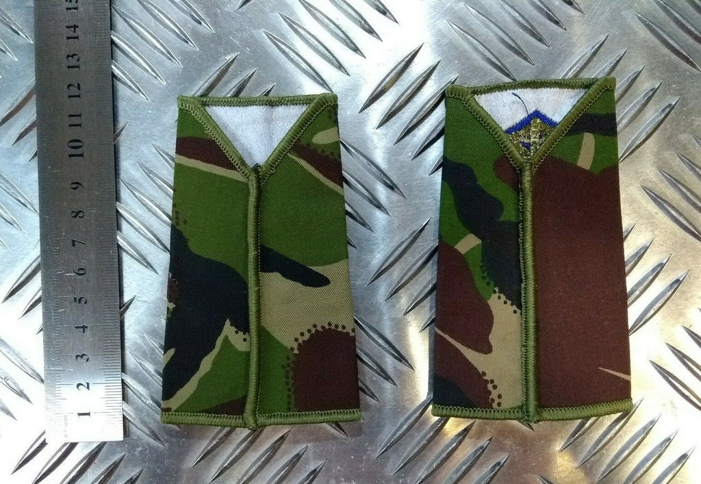 Genuine British Army Woodland DPM Camo Royal Engineers Rank Slides Assorted