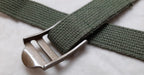 Army Canvas Straps Vintage Green Canvas Utility Straps Flip Release Buckles