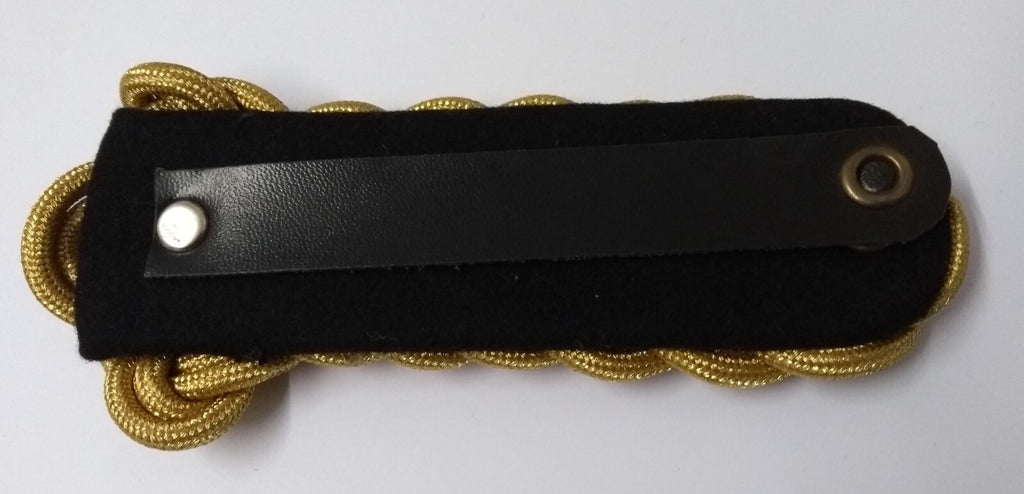 Shoulder Cords Senior Officer Gold Braid Cords With Attaching Straps No Insignia