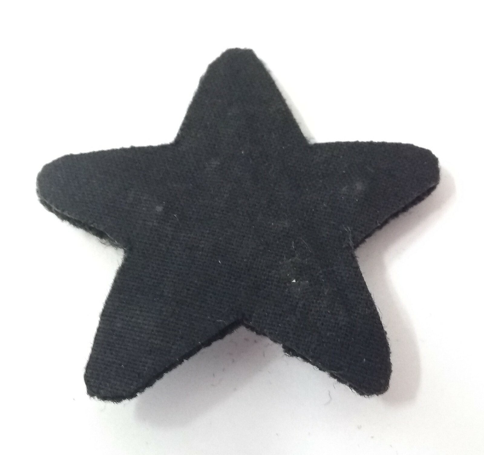 Genuine British ARMY 5 Point Star Wire Braid Padded Badge Black Felt 1 PR GIM15