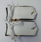 Laces for RN Officers Shoulder Boards Epaulettes White Ties Royal Navy NEW