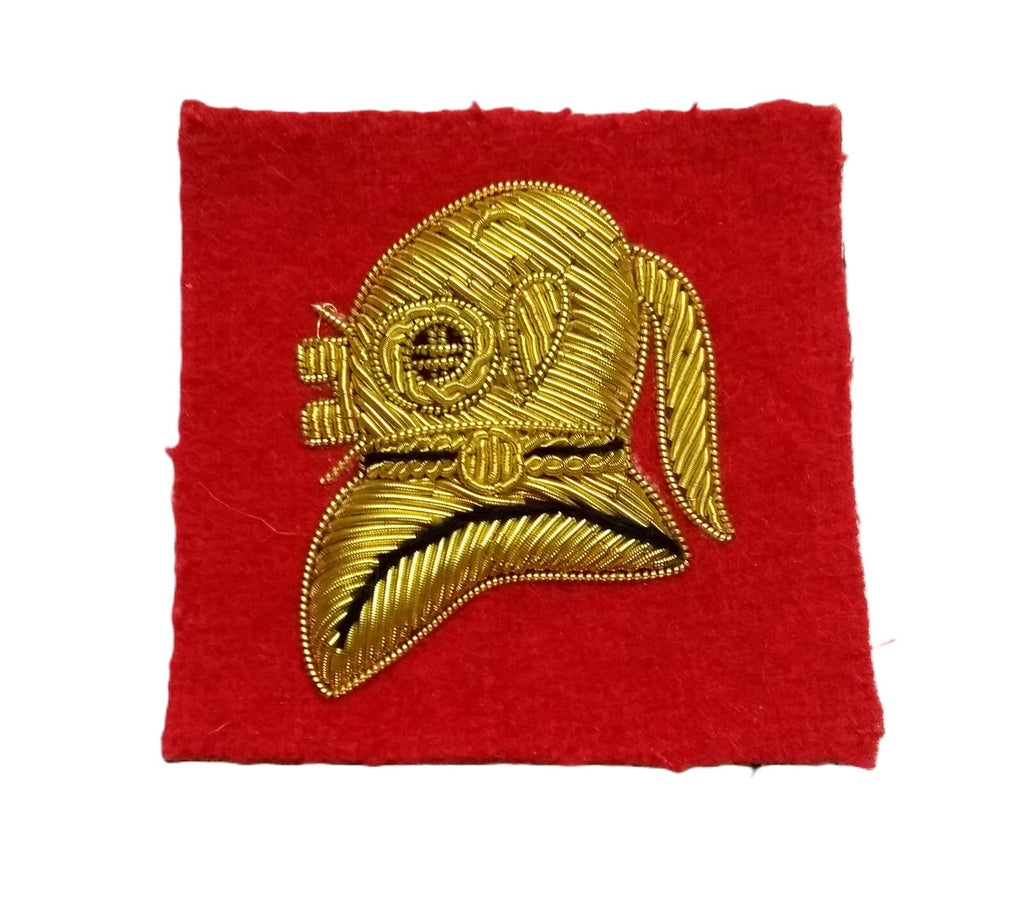 Mess Kit Badge Royal Engineers Diver British Hand Embroidered Patch