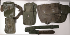 Vintage Army Issue Heavy-duty Vinyl Backpacks Belts Yokes & Pouches Heavy Wear