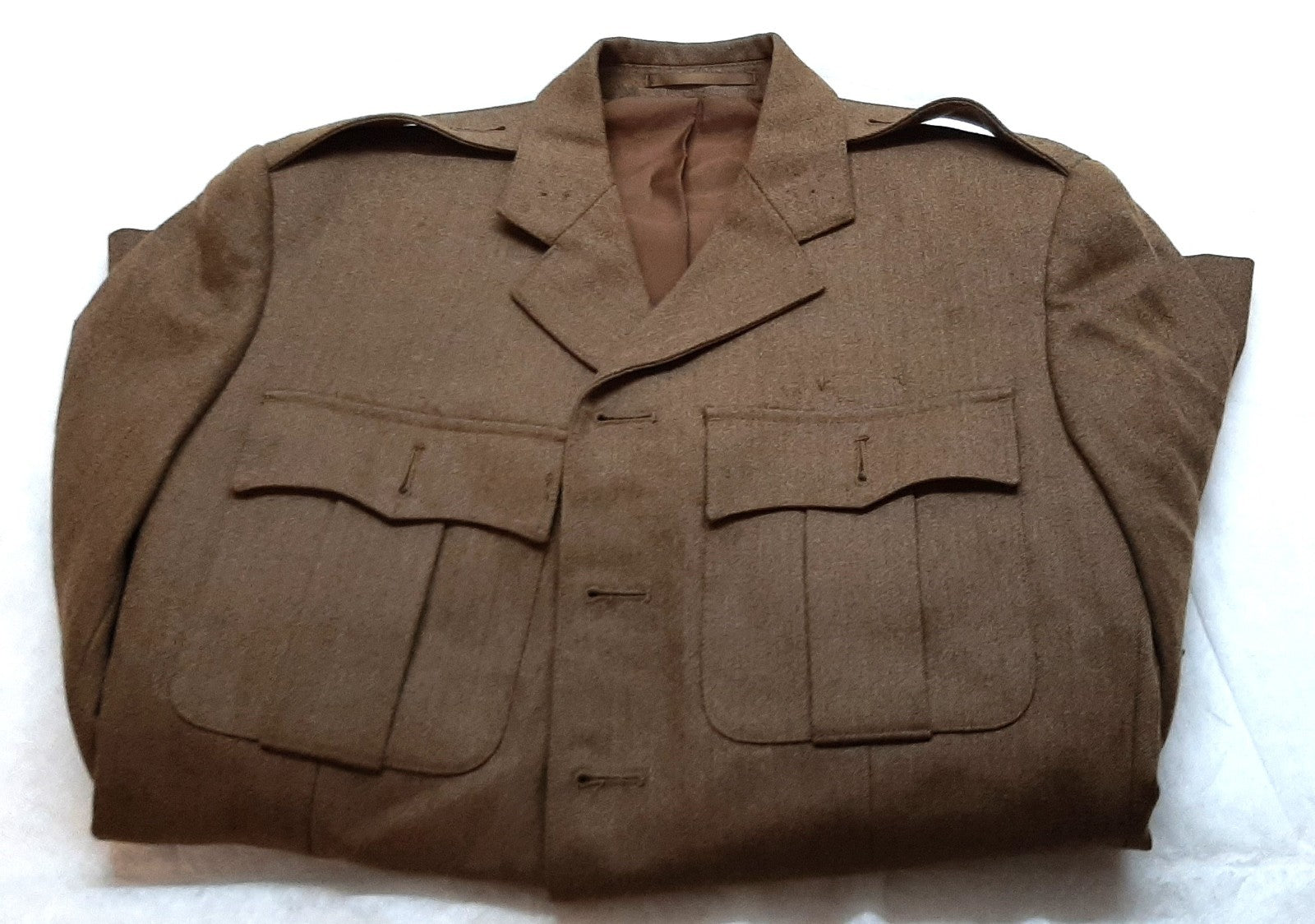 FAD Jacket No2 British Army Uniform No Insignia Button Cuffs Chest 104cm