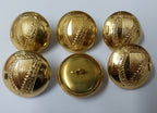 Genuine Vintage IV Harp insignia Shank Buttons x 6 - New
