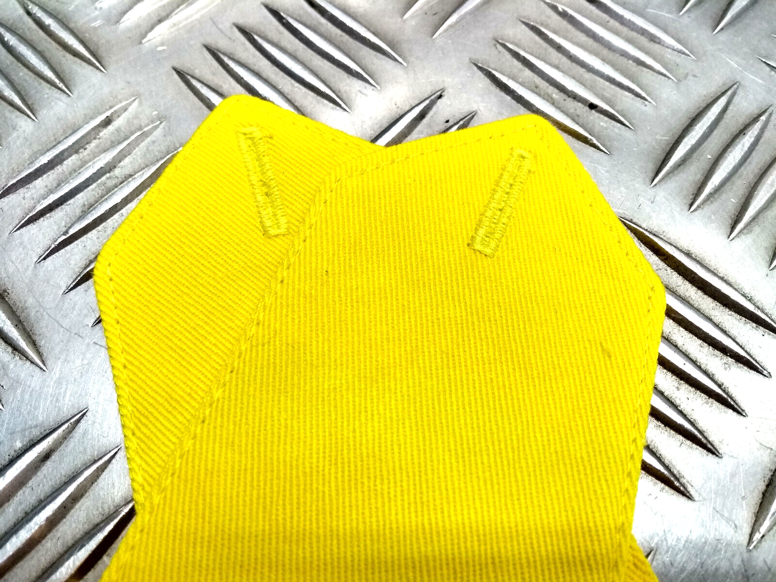 Shoulder Epaulettes Hi Viz Plain Yellow Shirt Strap 1 pair NEW