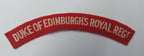 Genuine Vintage British Army Duke of Edinburgh`s Royal Regiment Badge