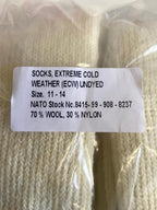 ECW Arctic Socks British Extreme Cold Weather General Service Hosiery - NEW