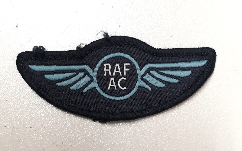 RAF AC Air Cadets Blue Wings Aviation Royal Air Force Patch