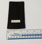 1 Bar Slides British Made Shoulder Rank Sliders Silver Bar on Black 1 Pair
