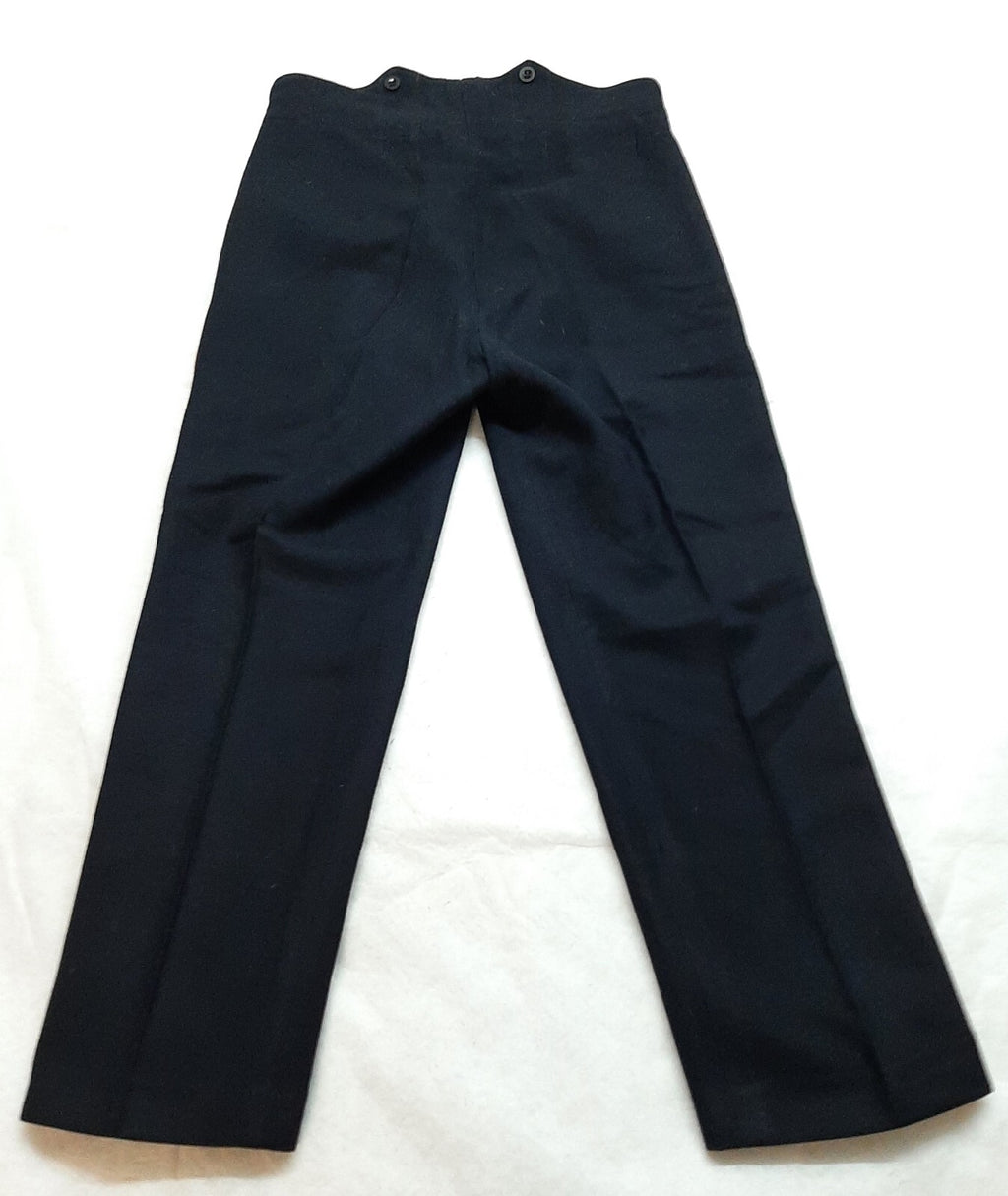 Vintage No1 Trousers Army British Other Ranks Red Stripe Blues W33 Inch