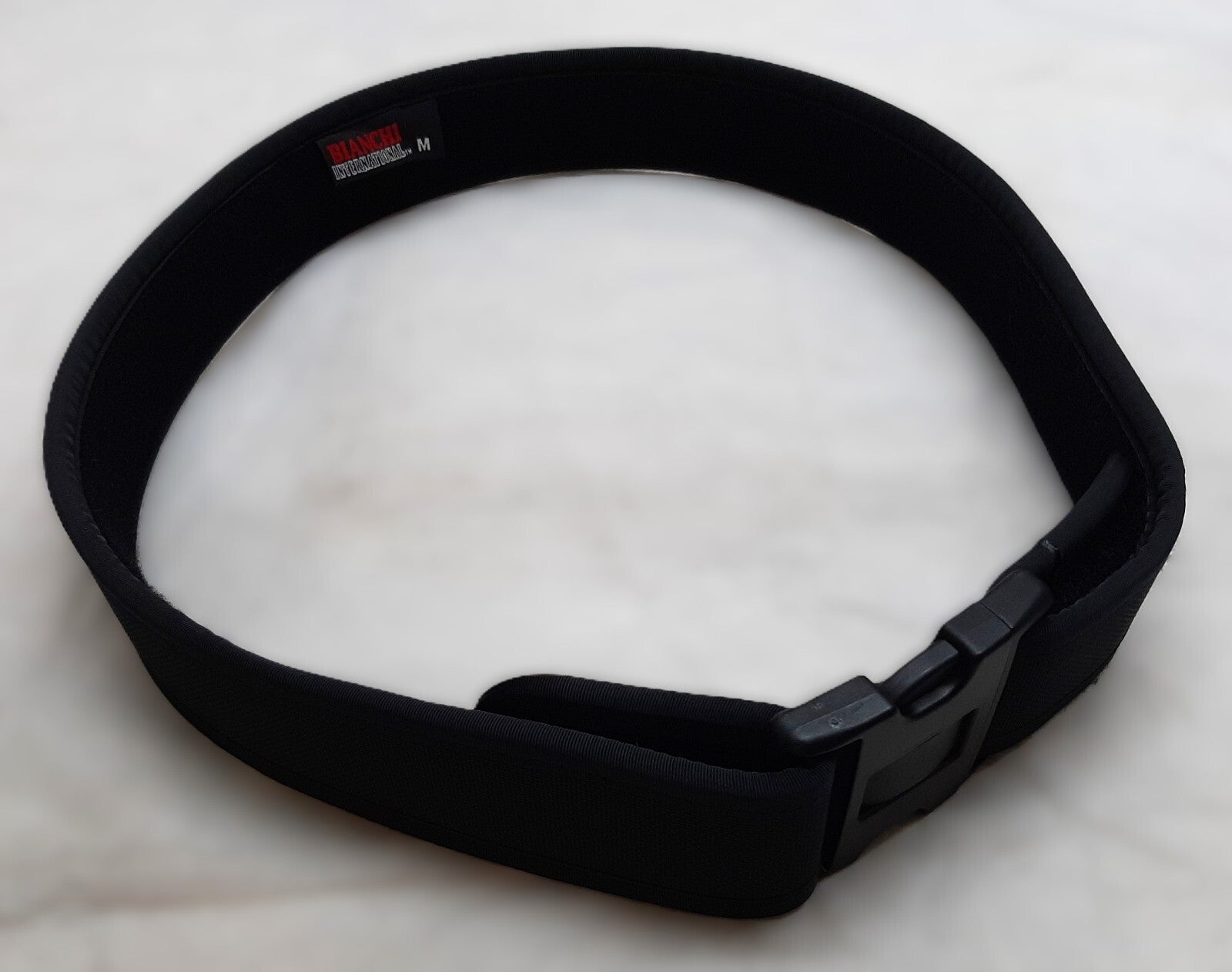 Black Waist Belt Duty Load Carrying British Bianchi Cordura 3 Point QR Buckle