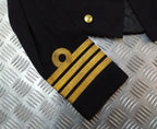 Vintage Naval Jacket 50s Pattern British Navy Mess Dress Uniform Captain Rank