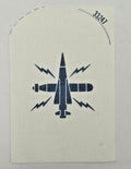 Royal Navy Communications Information System, CIS, Blue On White Printed Patch
