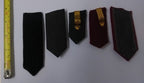 Assorted Gorgets Various Officers Issue For Collectors 5X Single Collar Tabs