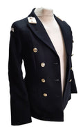 No1B Jacket RN Womans Royal British Naval Style Navy Size 88cm Long