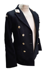 No1B Jacket RN Womans Royal British Naval Style Navy Size 88cm Long