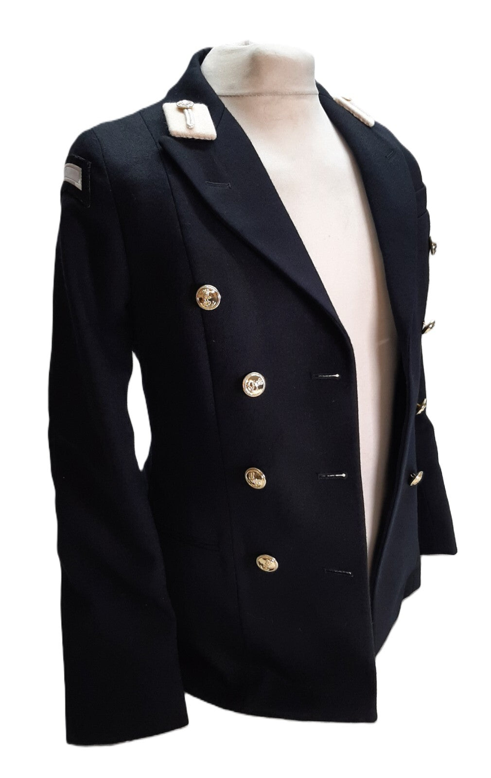 No1B Jacket RN Womans Royal British Naval Style Navy Size 88cm Long