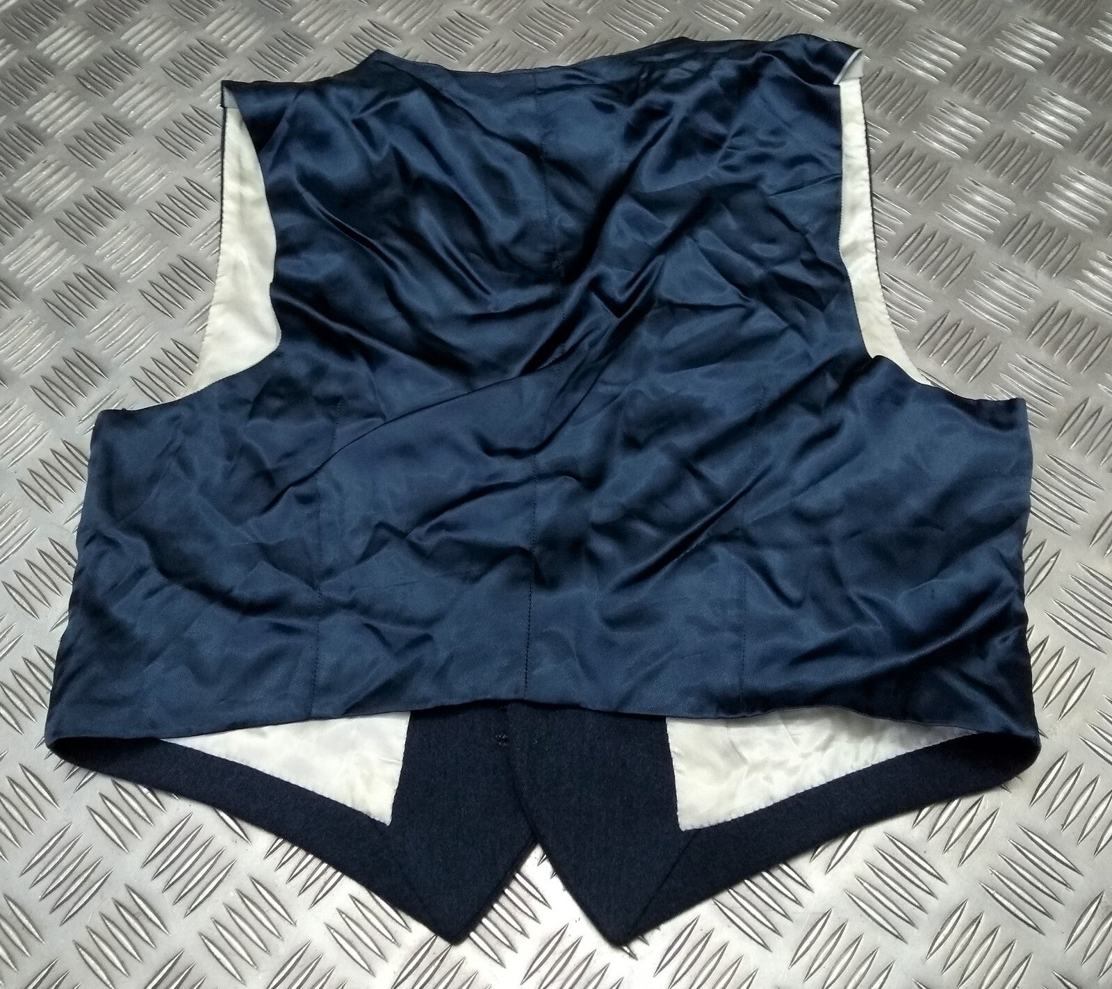 RAF Royal Air Force Vintage Waistcoat Airforce Blue Grey Colour Mess Dress