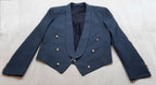RAF Royal Air Force Mess Dress Jacket Airforce Blue Grey Colour Fully Buttoned No Badges