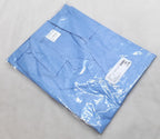 British Pyjama Top Light Blue Loose Fit Poly Cotton Size Large NEW