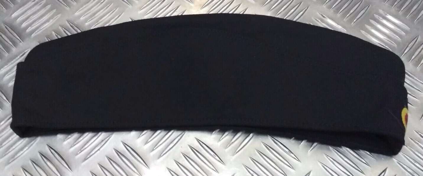 German Navy 100% Wool Flat Cap Envelope Side Cap Forage Hat Size 62cm - NEW