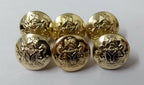 Nigerian Crest Insignia Obsolete Dress Uniform Small Looped Chinstrap Buttons