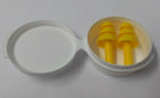 Genuine British UK Issue Ear Plugs / Defenders In Storage Case X 2 NEW