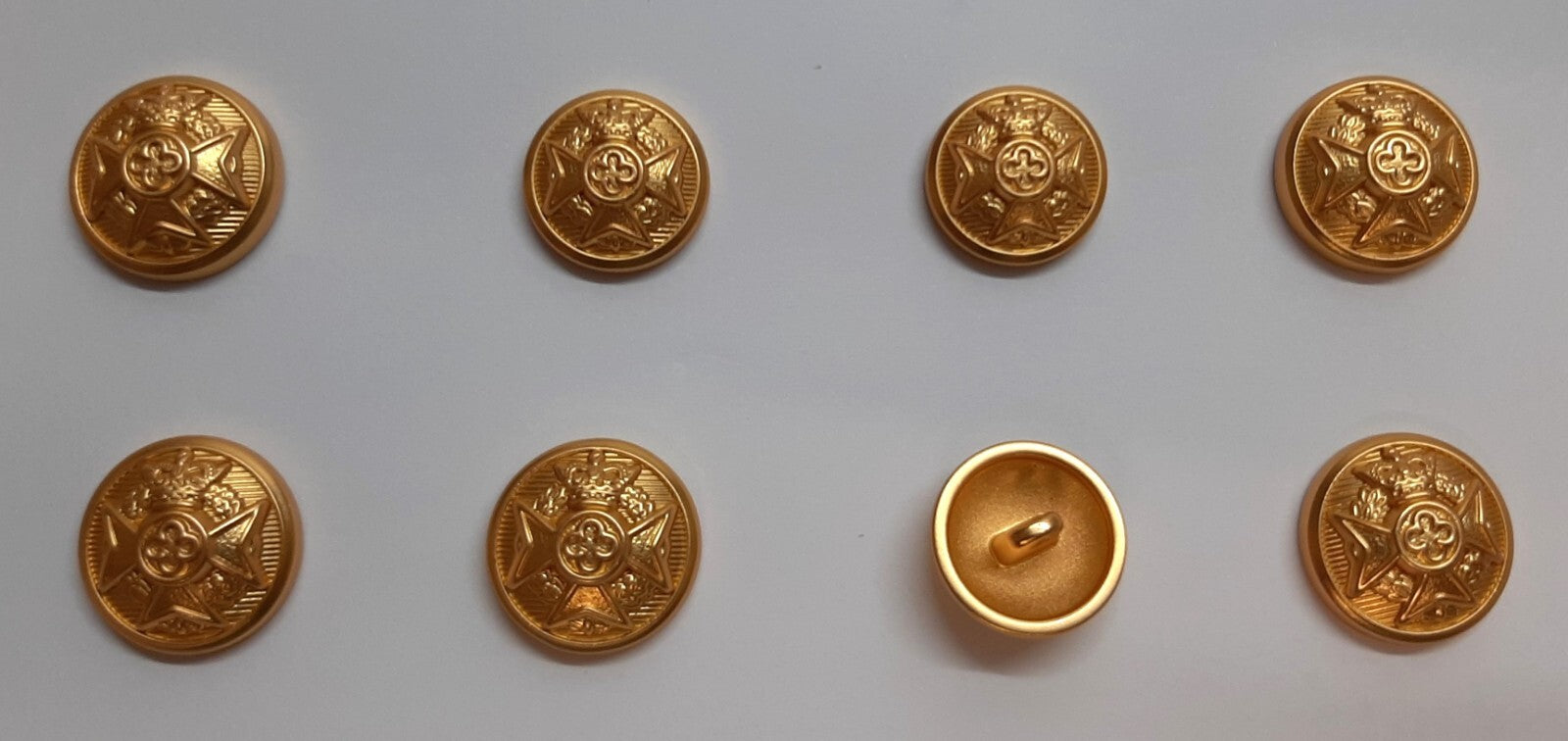 RAChD Buttons 22L X8 Small British Royal Army Chaplains' Department Insignia