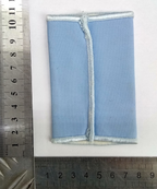 RAF Airforce College Epaulette Light Blue Plain Shirt Slide / Front Tab Slider