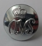 Genuine British Queen Victoria School (QVS) Insignia Chrome Buttons 30L ASBT83