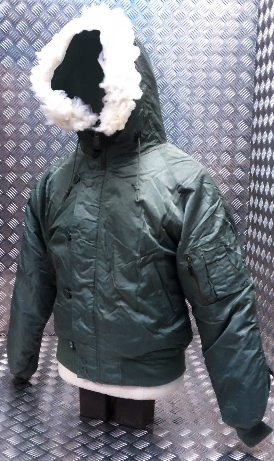 N2B US Military Snorkel Flight Bomber Jacket GREEN - NEW