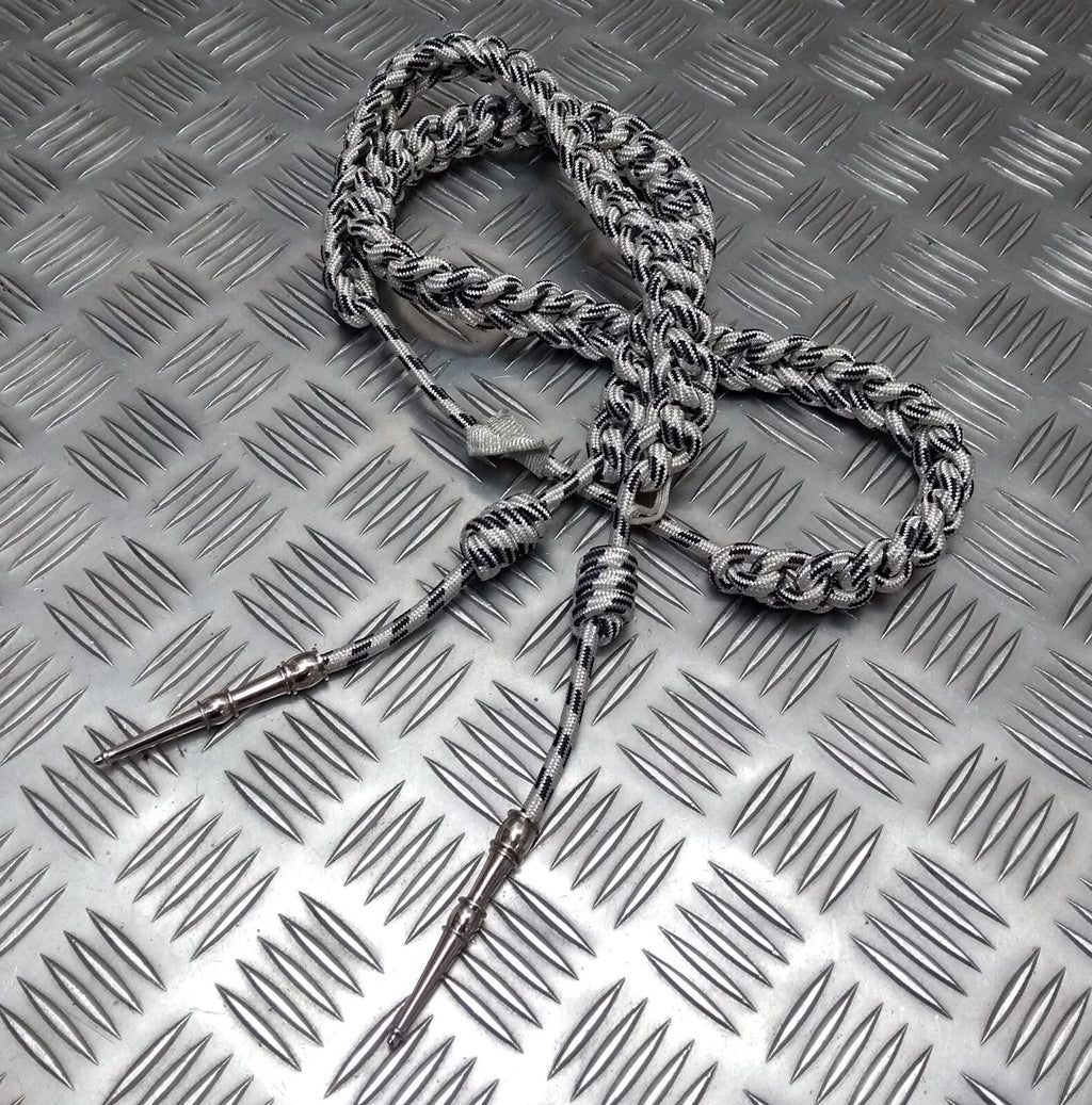 Oman Silver Aiguillette Senior Officer Blue Fleck Ceremonial UK Made