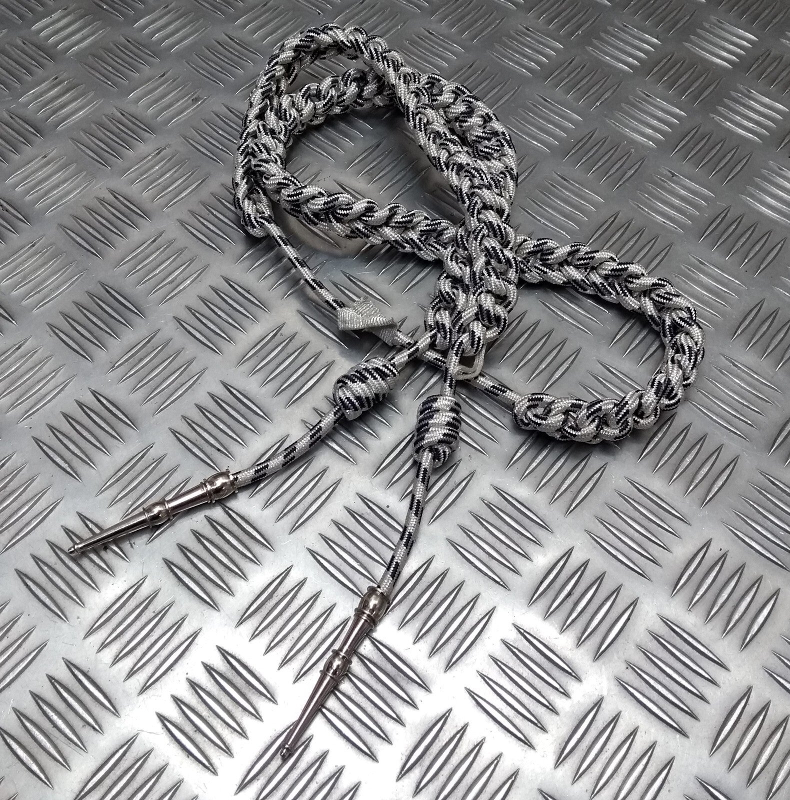 Oman Silver Aiguillette Senior Officer Blue Fleck Ceremonial UK Made