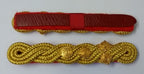 Brigadier Shoulder Cords Ceremonial Wire Cord Shoulder Epaulettes & Rank Pips