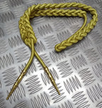 Bahrain Half Aiguillette NG & Officers Ceremonial Lanyard Metallic Gold Tip Ends