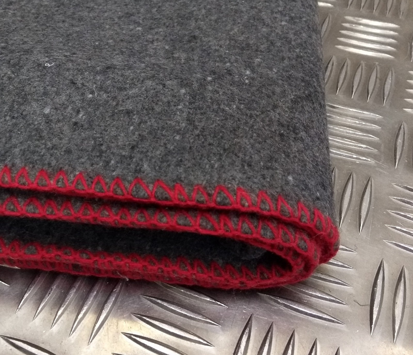 Military Army Style Whipped End Blanket Wool Mix Blanket Personal Bedding New