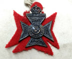 Genuine Vintage British Army Inspectorate of Stores Metal Badge Sample Card 1952